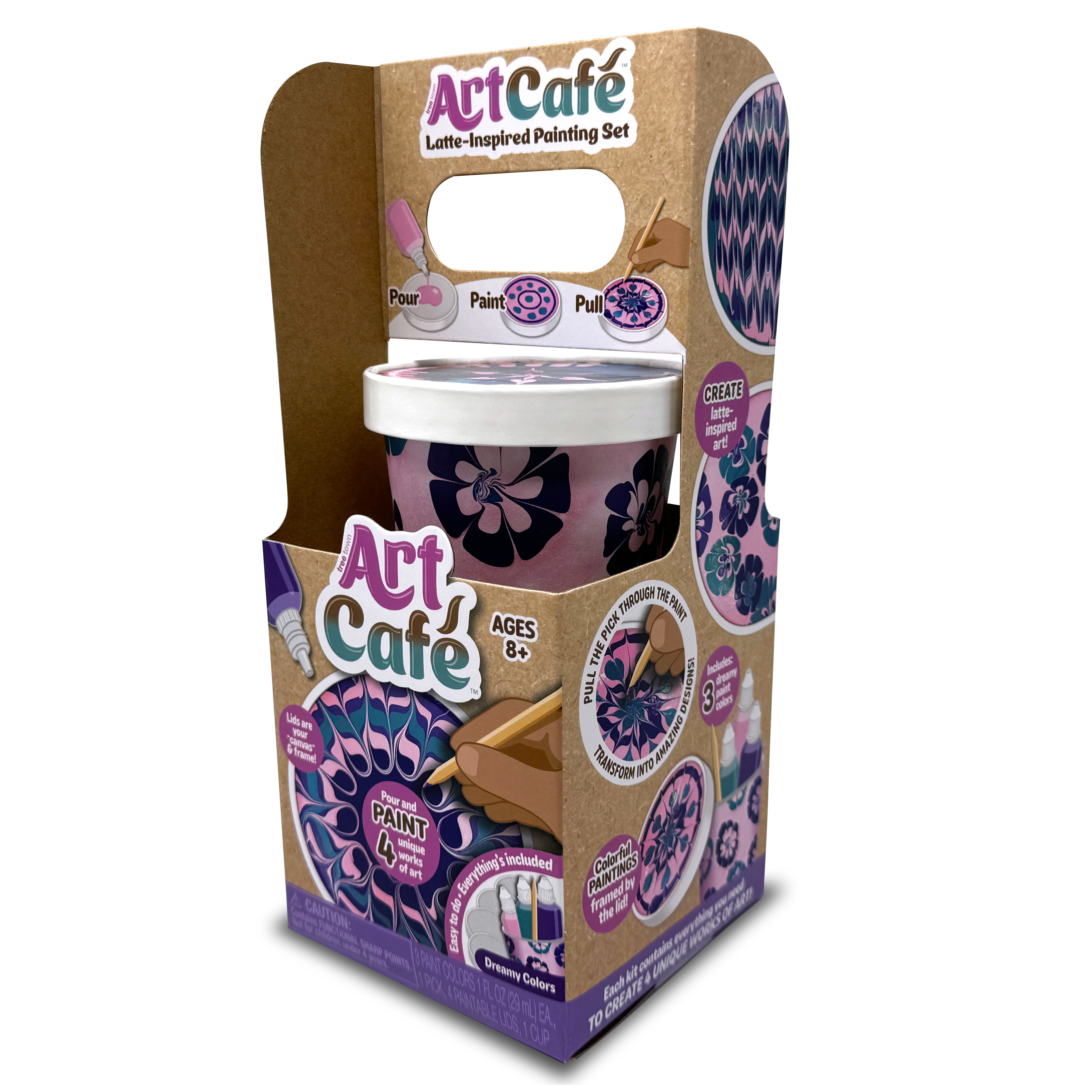 Art Café Latte-Inspired Painting Set - Dreamy Colors