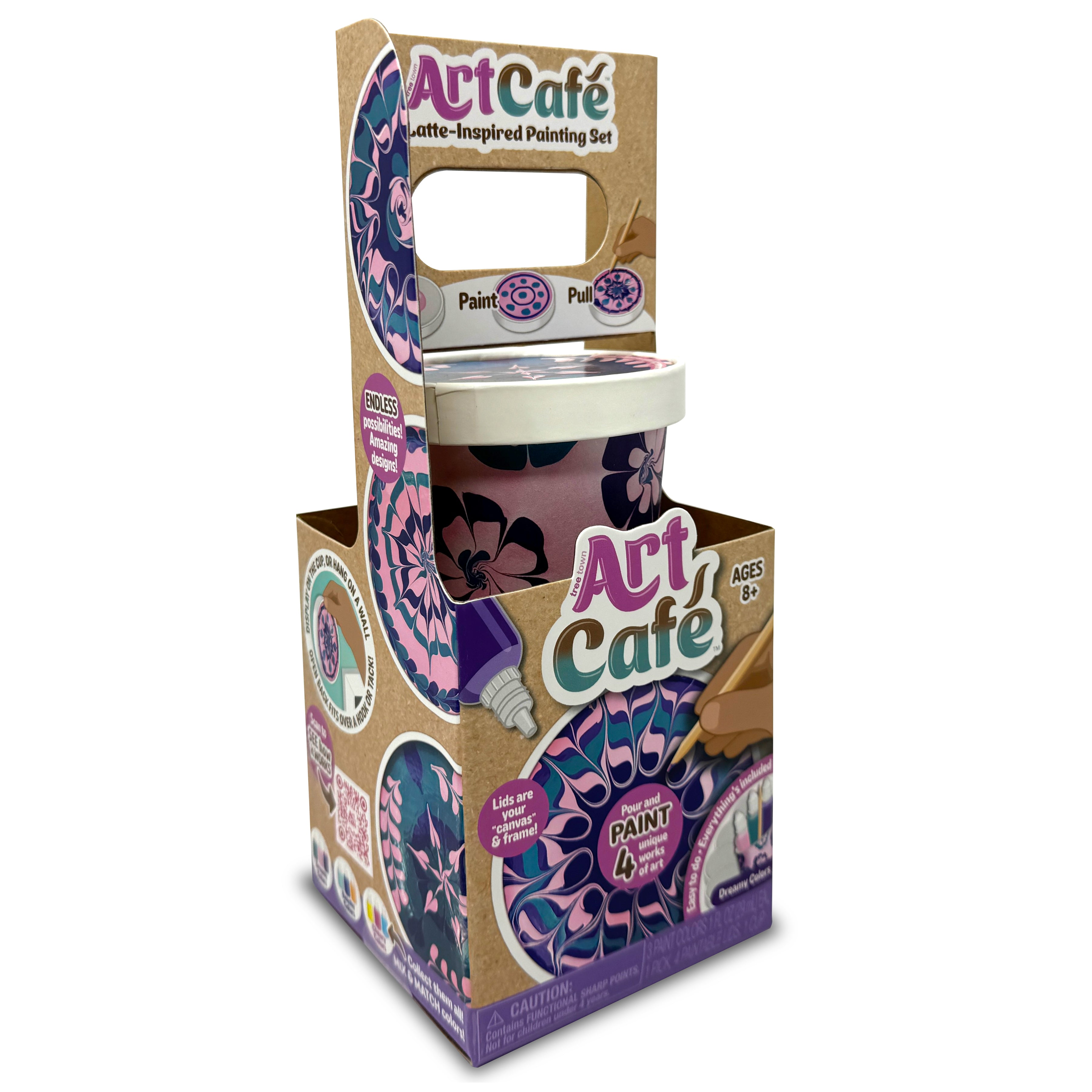 Art Café Latte-Inspired Painting Set - Dreamy Colors