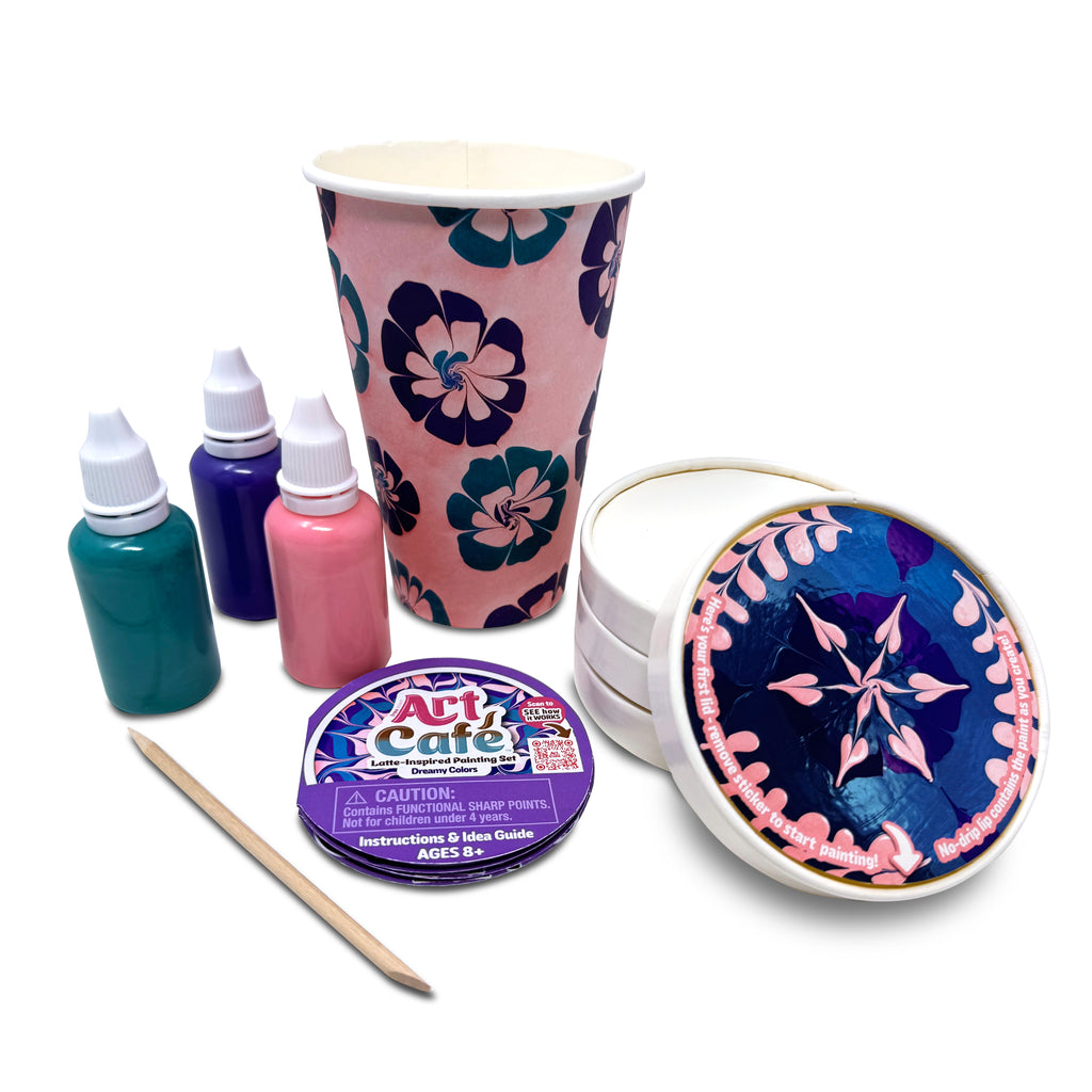 Art Café Latte-Inspired Painting Set - Dreamy Colors