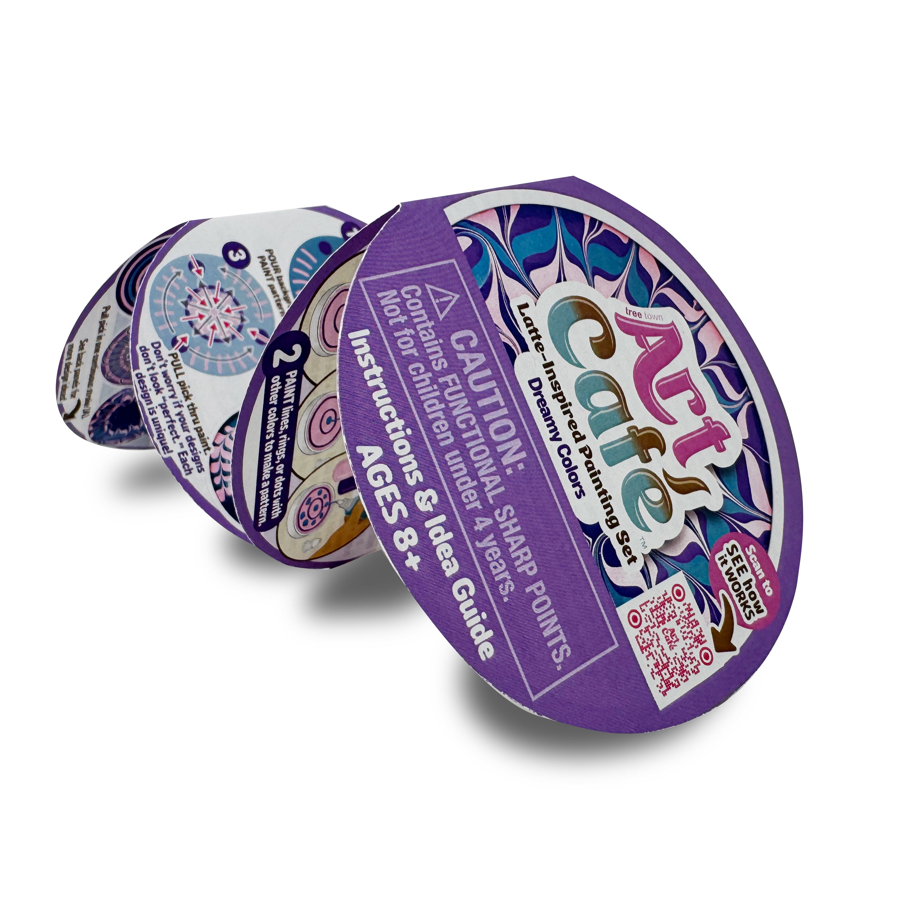 Art Café Latte-Inspired Painting Set - Dreamy Colors