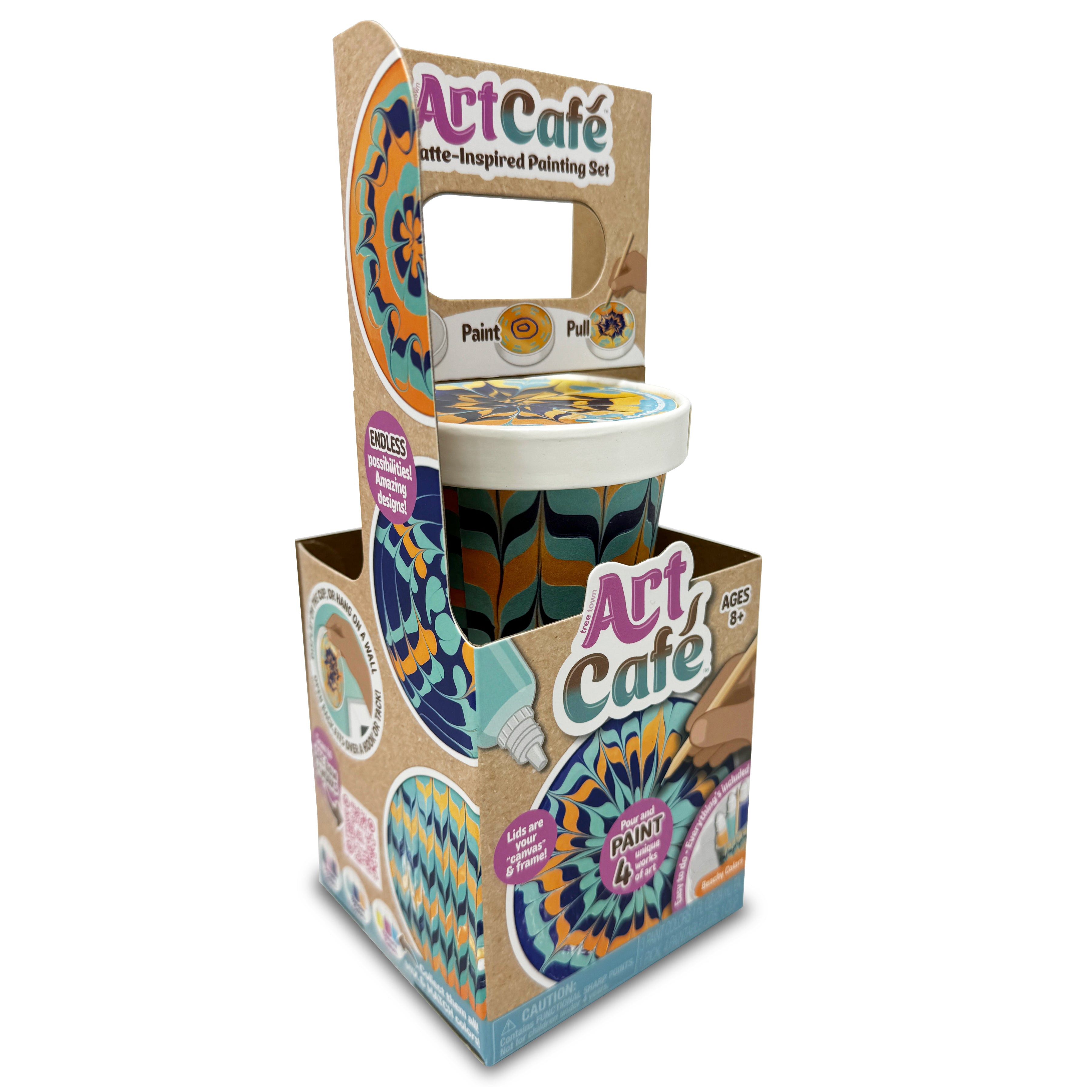 Art Café Latte-Inspired Painting Set - Beachy Colors