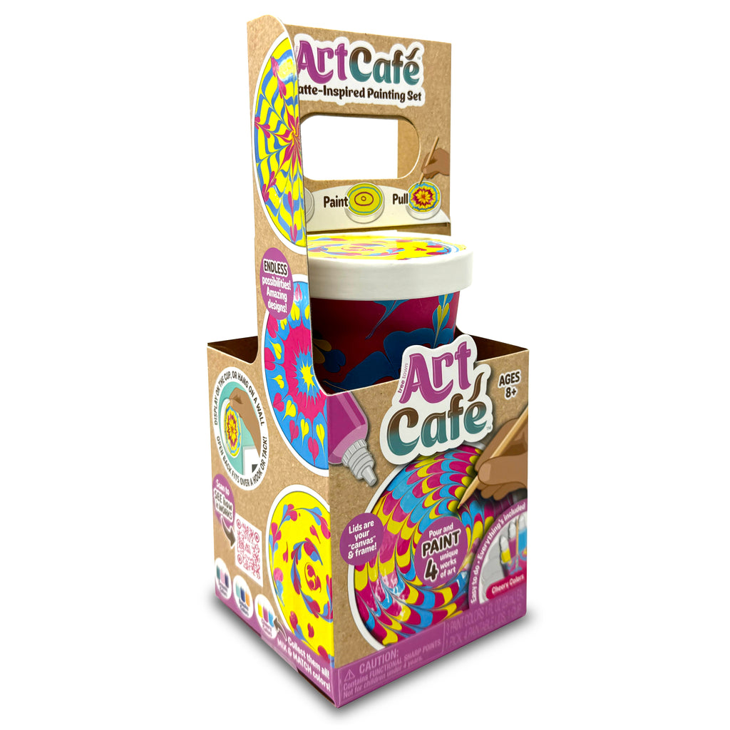 Art Café Latte-Inspired Painting Set - Cheery Colors
