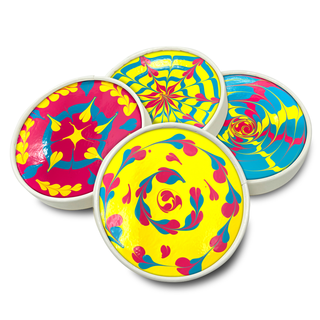 Art Café Latte-Inspired Painting Set - Cheery Colors