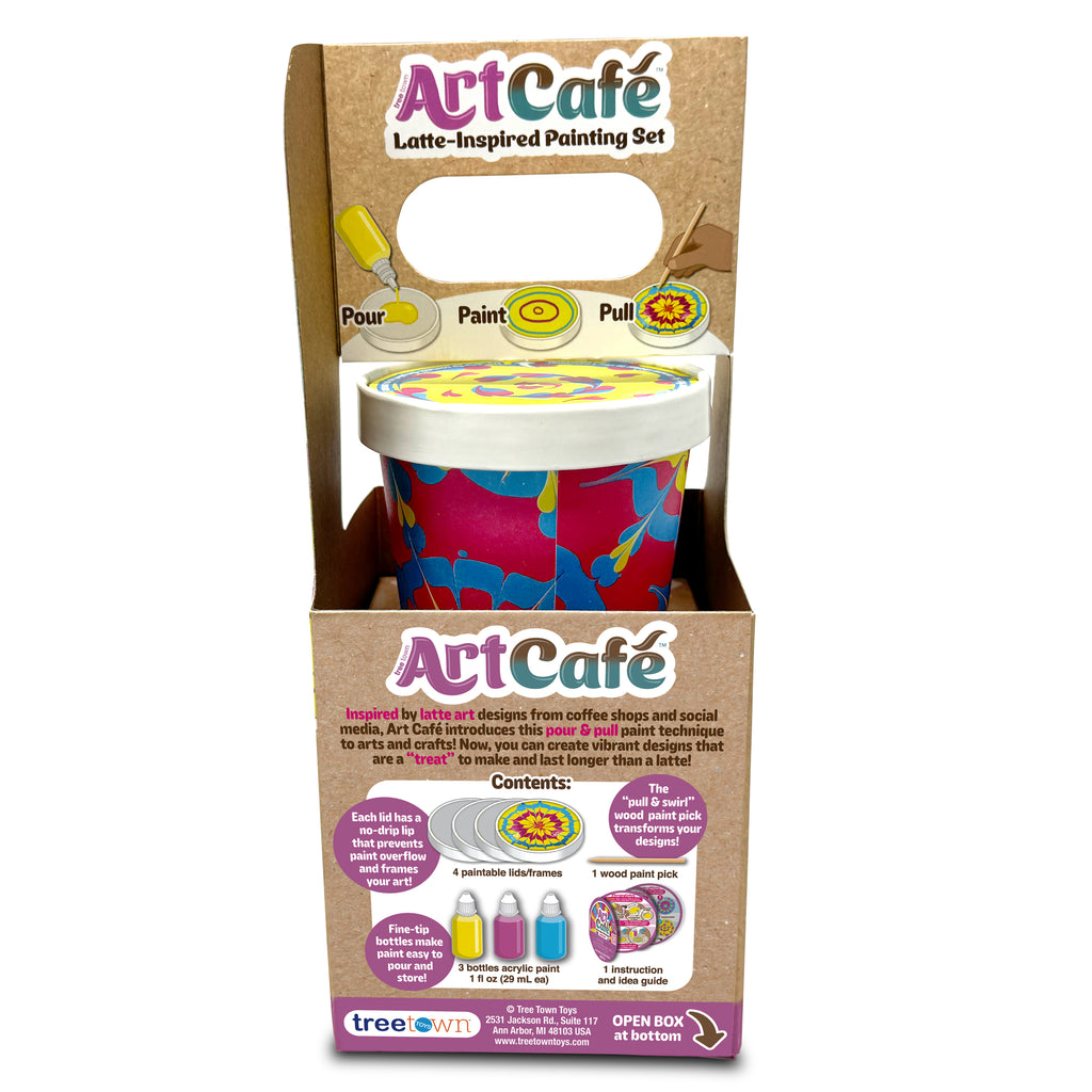 Art Café Latte-Inspired Painting Set - Cheery Colors