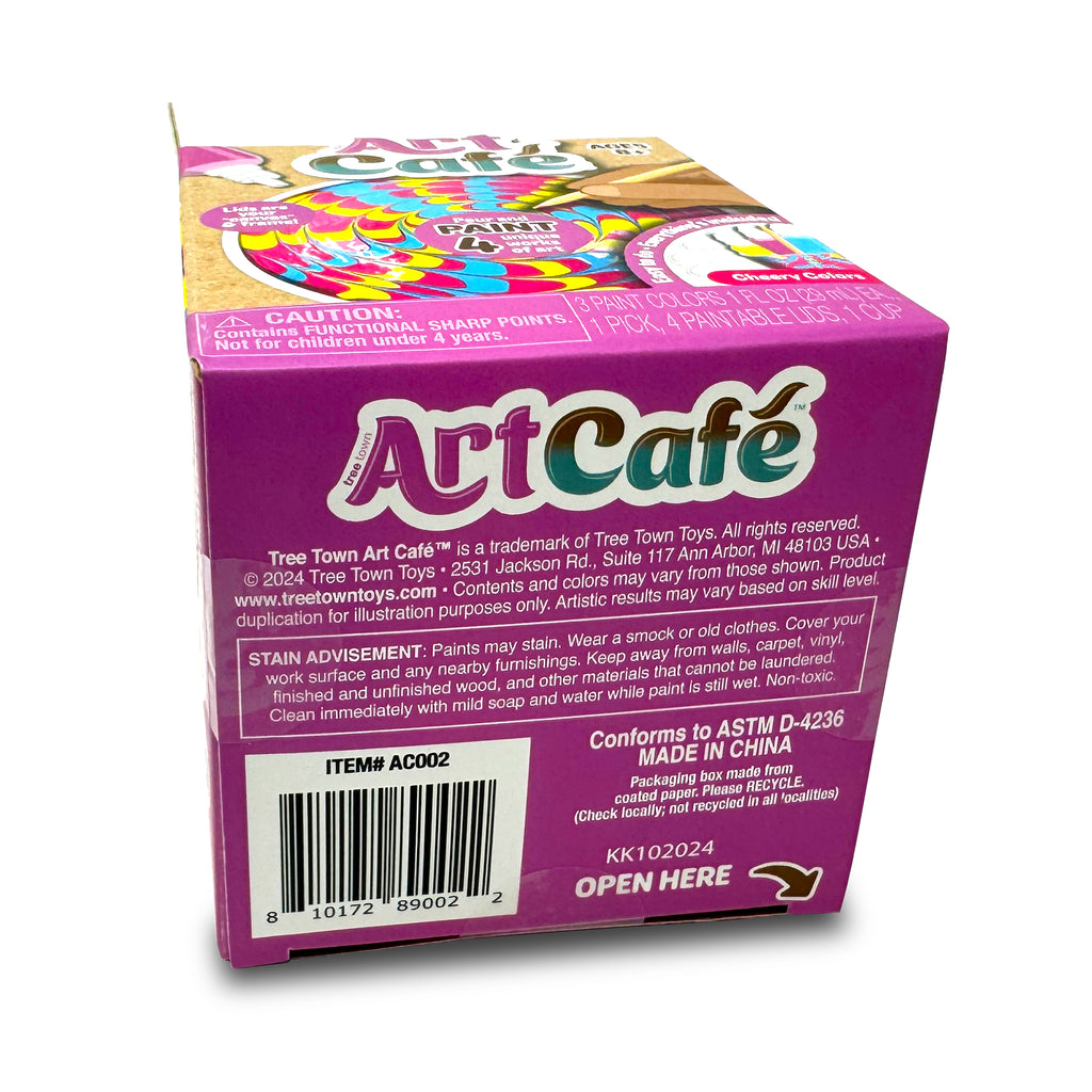 Art Café Latte-Inspired Painting Set - Cheery Colors