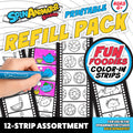 SpinAnimator Studio Fun Foodies Printable Refill Strips