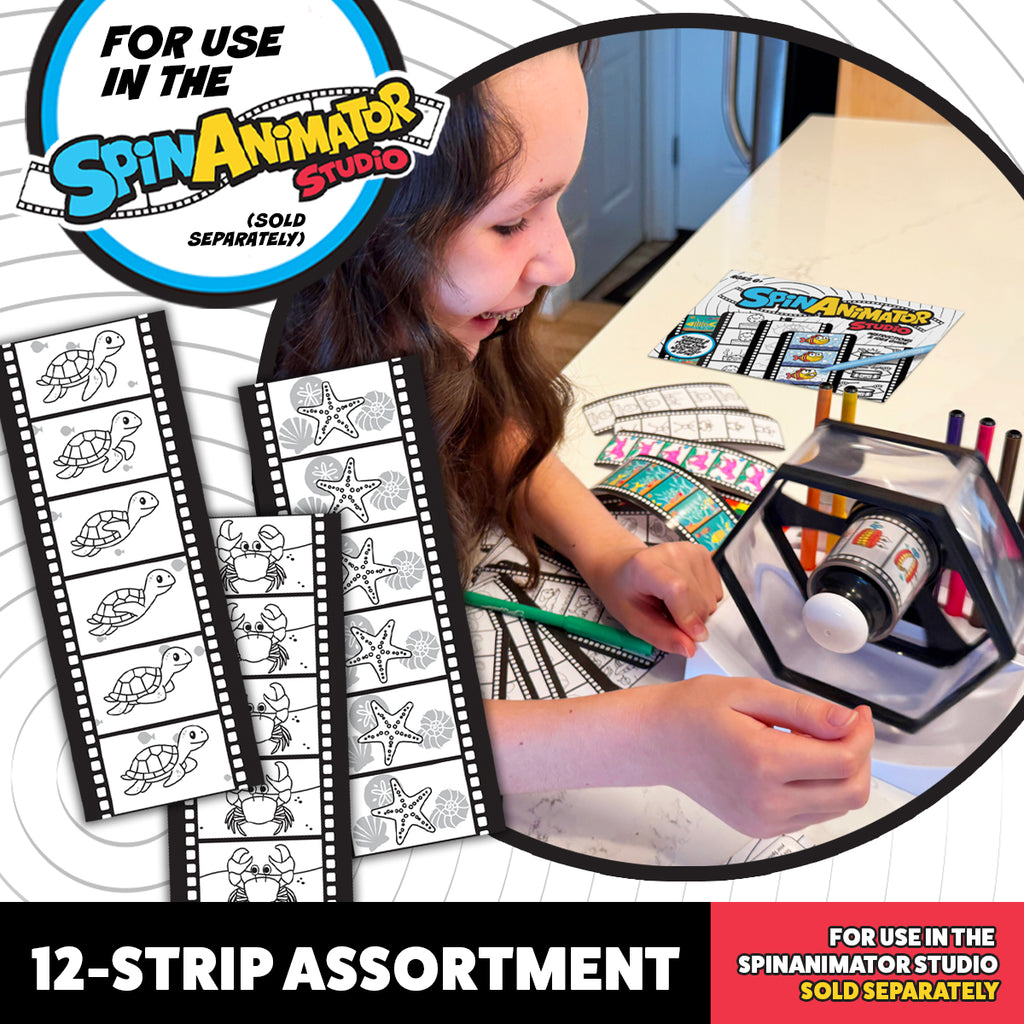 SpinAnimator Studio Sea Life Printable Refill Strips
