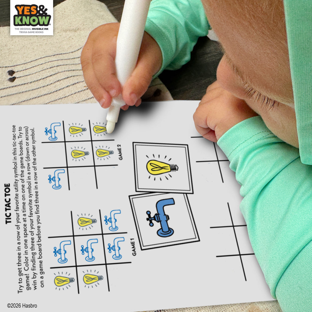 The Original Yes & Know® Invisible Ink Trivia Game Books: Monopoly