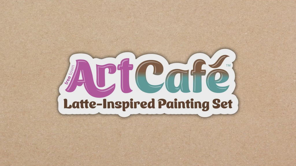 Art Café Latte-Inspired Painting Set - Beachy Colors